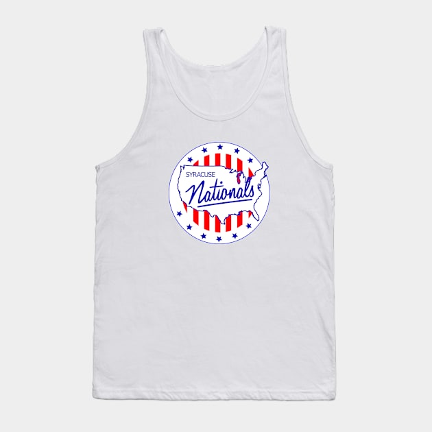 Historic Syracuse Nationals Basketball Tank Top by LocalZonly